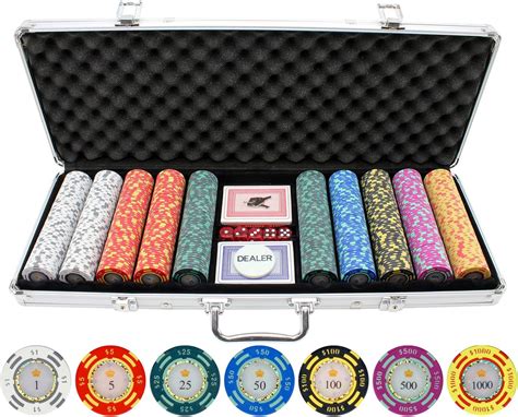 professional clay poker chips set